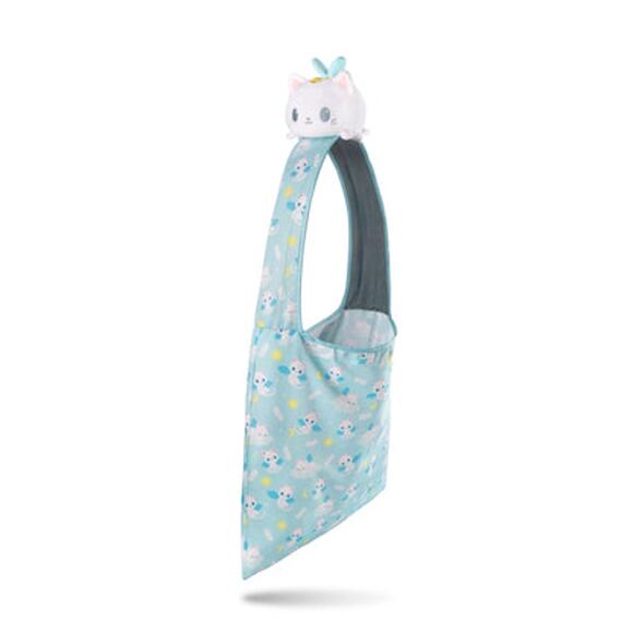 TeeTurtle Angel Cat Plush Reusable Tote Bag - Picture 7 of 8